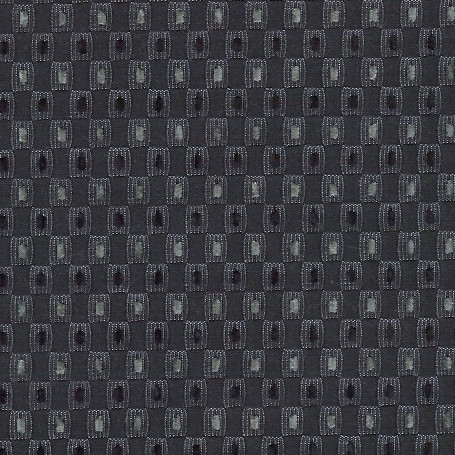 Stoff Hauskollektion B3151 Matrix grau blaugrau schwarz 